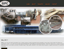 Tablet Screenshot of gpcflooring.com